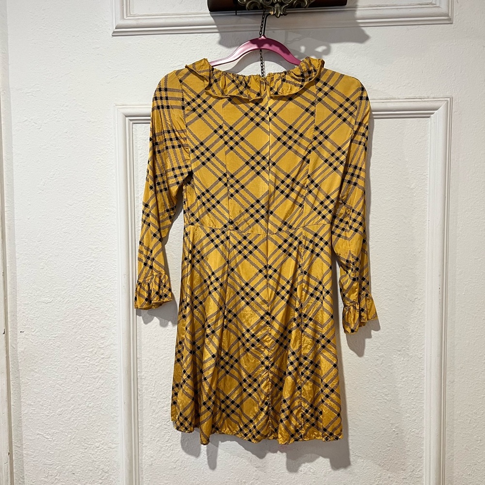 UO Kristen Plaid Ruffle Square-Neck
Dress - Picture 3 of 5
